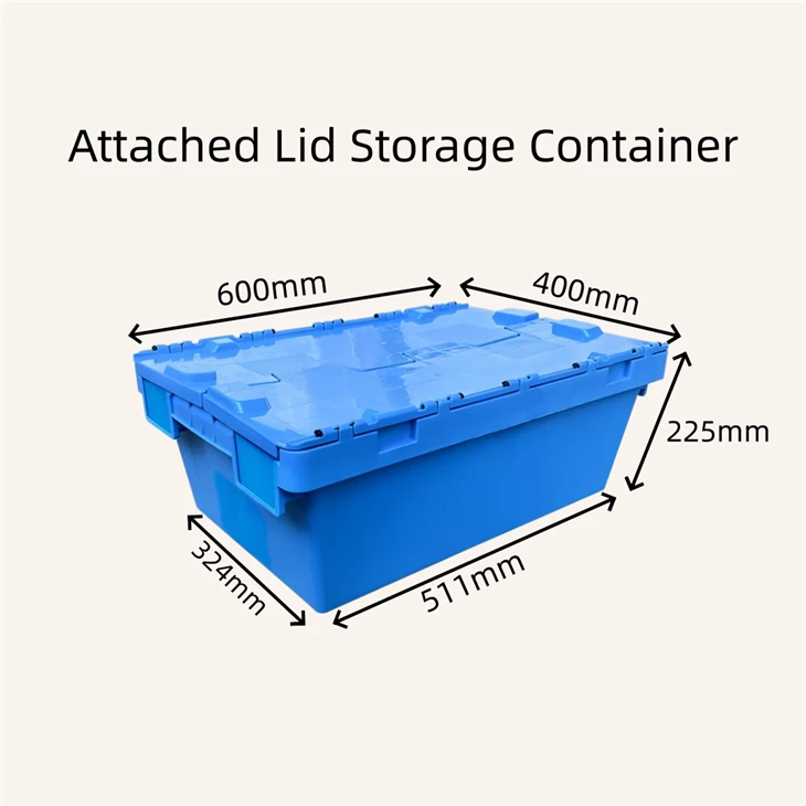 Attached Lid Storage Container